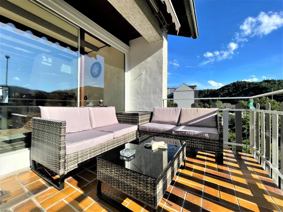 布莱Traumaussicht Kamin Balkon Burgblick 65 Zoll Tv Netflix Sky Joyn Lindenplatz公寓 外观 照片